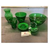Green glassware