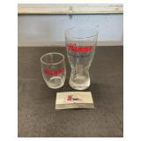 Hamms beer glasses