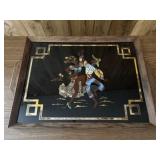 Glass Tray marked Sambra