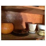 Planters, bowls, misc