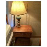 Night stand with lamp