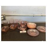 Pink Depression Glassware