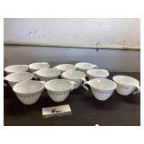Correlle Snowflake Blue Cups