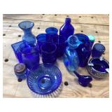 Cobalt glassware