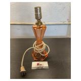 Vintage glass lamp
