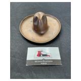 Brass Cowboy hat ash tray