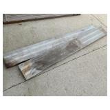 Two aluminum  scaffolding planks