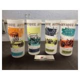 Frosted Glass Antique Autos Glasses