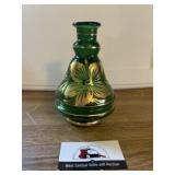 Green glassware made in Italy