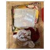 Cut fabric squares