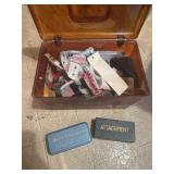 Sewing box with misc