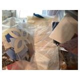 Cut quilting squares and misc