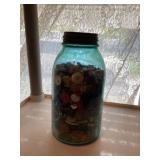 Jar of buttons