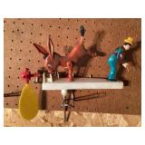 Novelty vintage donkey spinner