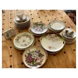 Tote of Painted Plates