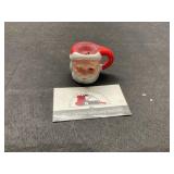 Miniature Santa Mug with candle