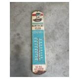 Metal Kentucky club advertising thermometer