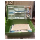 Sewing box with some patterns