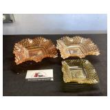Orange & Yellow Glass Dishes