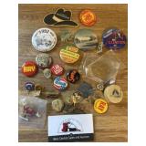 Pins and buttons