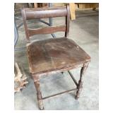 Wood stool