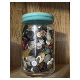 Jar of buttons