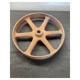 Heavy 12 in cast iron wheel