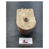 Wood pulley