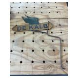 Metal Dekalb sign