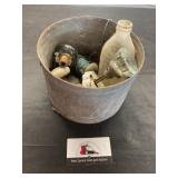 Vintage door knobs and primitive items