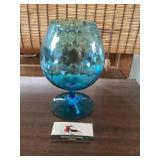 Vintage blue vase