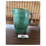 Vintage green pitcher
