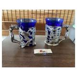 Vintage Japanese tankard nude steins