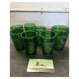 Green glasses