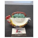 Vintage rooster scouting pad holder