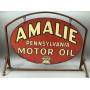 Amalie Double Sided Motor Oil Sign With Stand