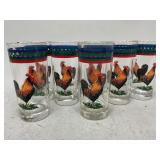 Seven Rooster Tumblers