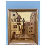 Buchschmid & Gretaux Framed Marquetry Artwork