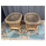 Wicker Side Tables
