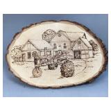 Wood Burning Allis Chalmers Art