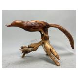 Wooden Carved Bird Statue
