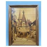 Buchschmid & Gretaux Framed Marquetry Artwork
