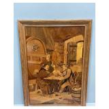 Buchschmid & Gretaux Framed Marquetry Artwork