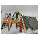 German Lederhosen, Suspenders and Ties
