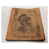 Leather Post Card Scrapbook
