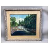 Ammonoosuc River Oil On Canvas
