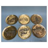 Wendell August Solid Bronze Limited Edition Plates