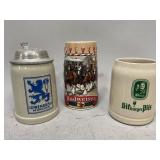 Three Beer Steins