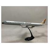 Seaboard World DC-8-63F Model Plane on Stick