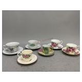 Miscellaneous Teacups and Saucers